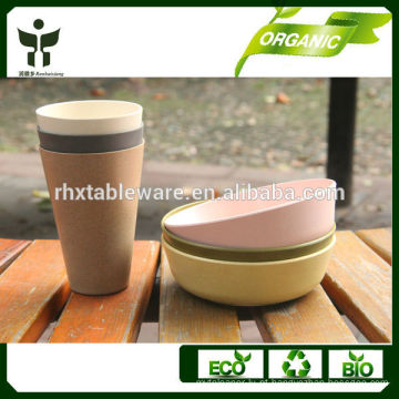 Biodegradável Bowl Set Bambu Fibra Louça